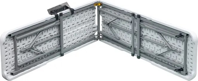 Összecsukható kempingpad fogantyúval a könnyű hordozhatóság érdekében.