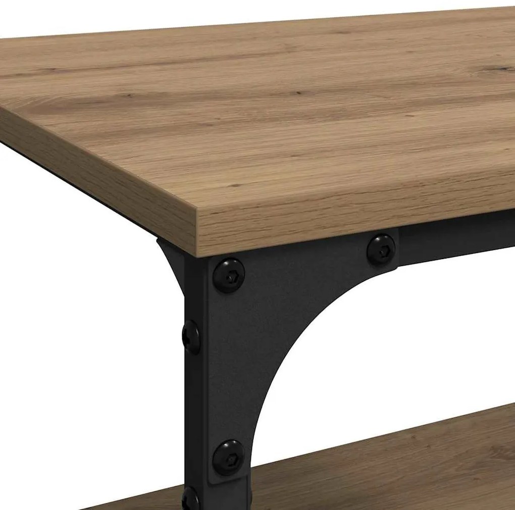 vidaXL Konyhai kocsi Artisan tölgy 60 x 41 x 76 cm Faanyag