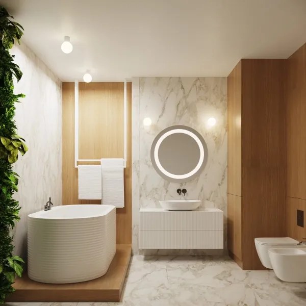 Sollux SL.1707 - Fürdőszobai fali lámpa HALO 1xG9/8W/230V IP44 fehér