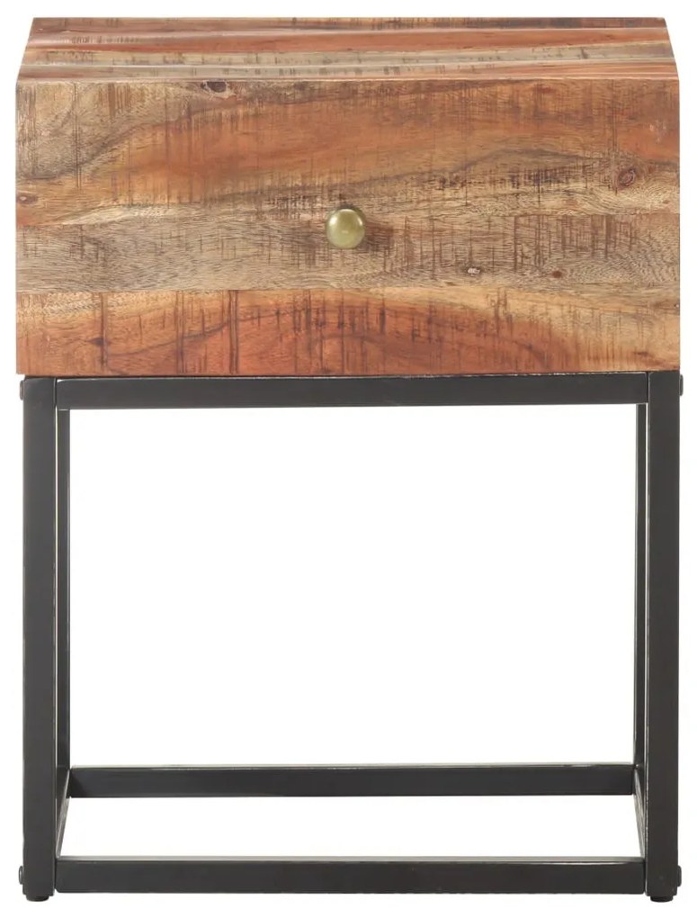 nyers akácfa éjjeliszekrény 40 x 30 x 50 cm