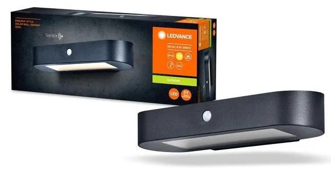 Ledvance-LED Napelemes érzékelős fali lámpa ENDURA STYLE LED/6W/7,4V IP44