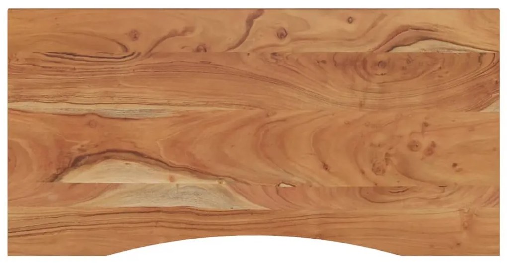 tömör akácfa téglalap alakú asztallap 120 x 60 x 2,5 cm