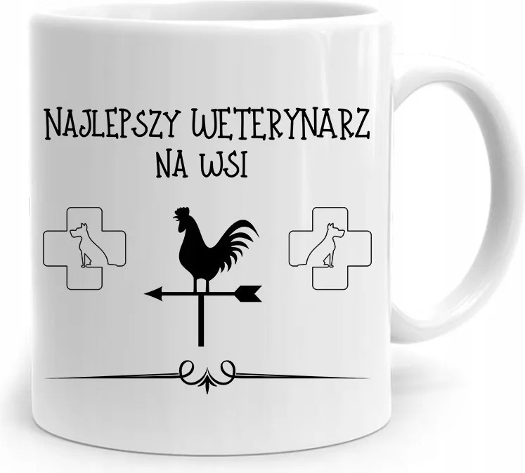 Állatorvos Bögre A Legjobb Állatorvos Vidéken fényképes nyomtatással
