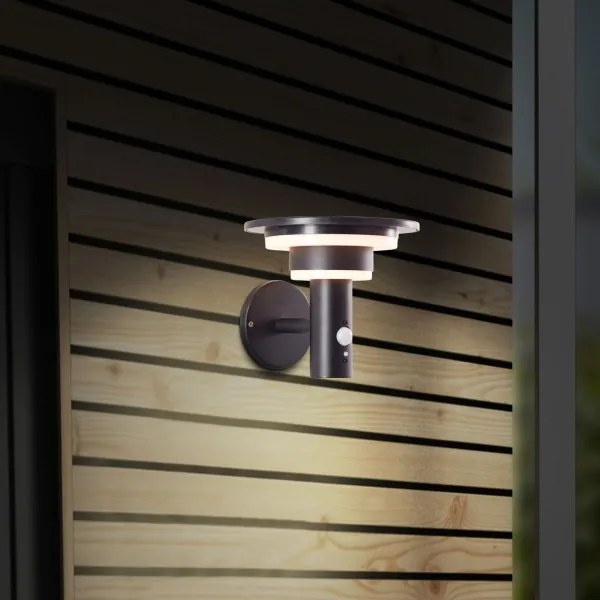 Brilliant - LED Napelemes érzékelős fali lámpa GARVINA LED/3W/3,7V IP44