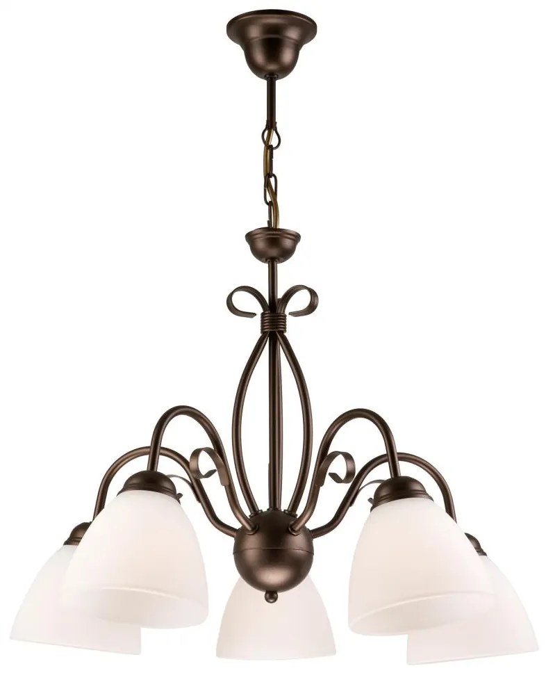 Csillár láncon ADELLE 5xE27/60W/230V