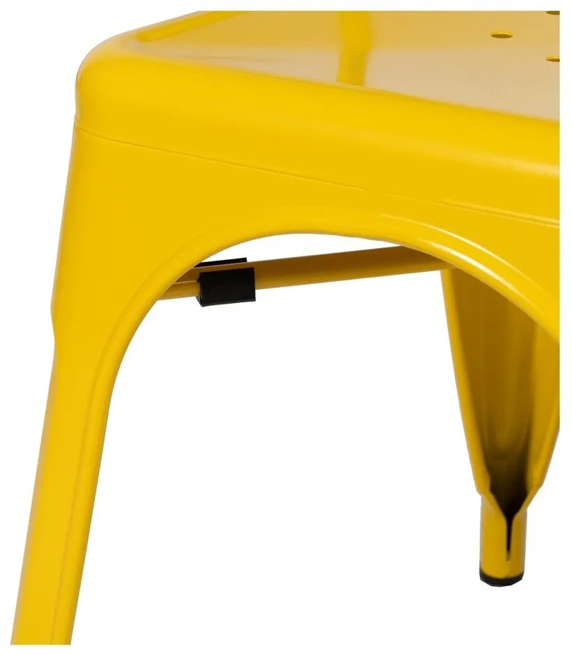 Sárga fém étkezőszék szett 2 db-os – Ixia