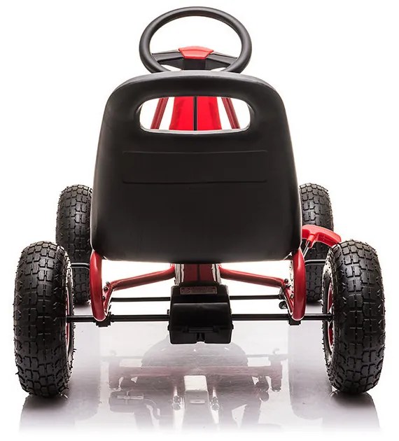 Pedálos gokart piros