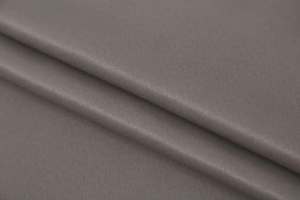 Függöny OXFORD 140x270 cm, szürkésbarna Felfüggesztés: Hullámos sínszalag