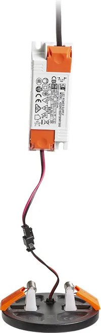 RENDL BJORK R 9 süllyesztett lámpa fekete 230V LED 6W 3000K
