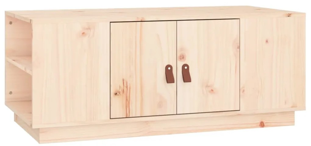 Tömör fenyőfa dohányzóasztal 100 x 50 x 41 cm