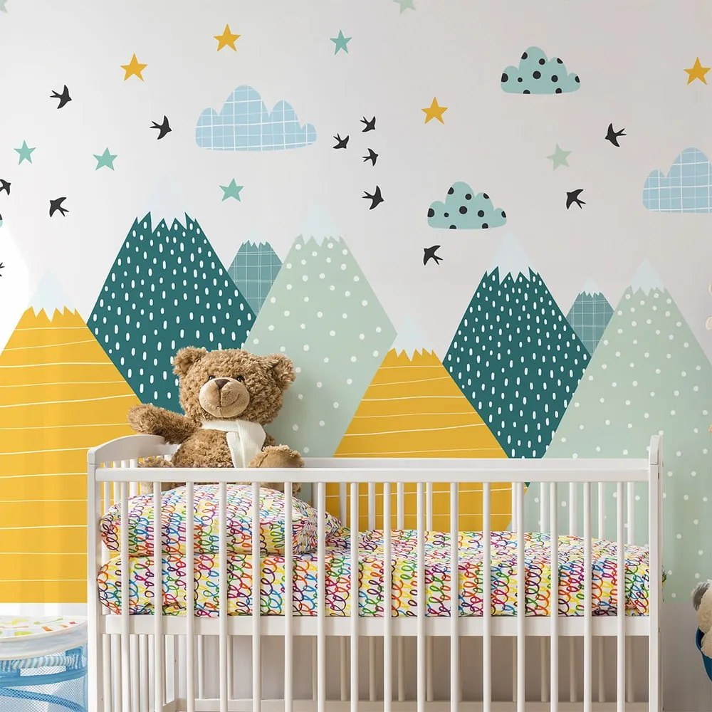 Giant Kid Sticker Scandinavian Mountains Ziska falmatrica - Ambiance
