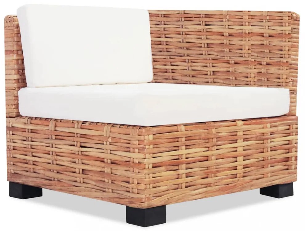 14 részes természetes rattan kanapészett