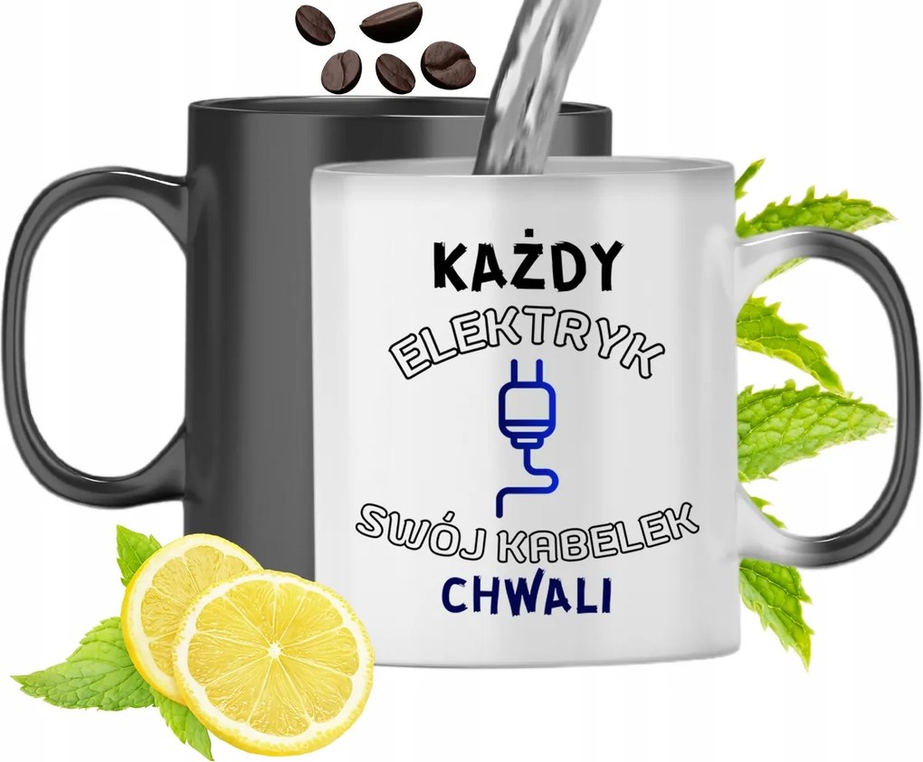 Mágikus Bögre Villanyszerelőknek Színváltós Nyomtatott Fényképpel