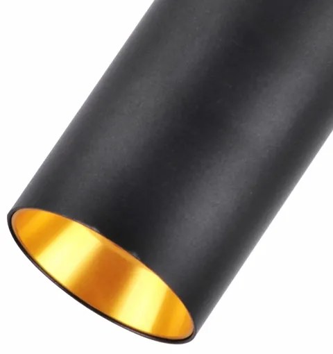 Csillár zsinóron MARIBEL 4xGU10/10W/230V fekete