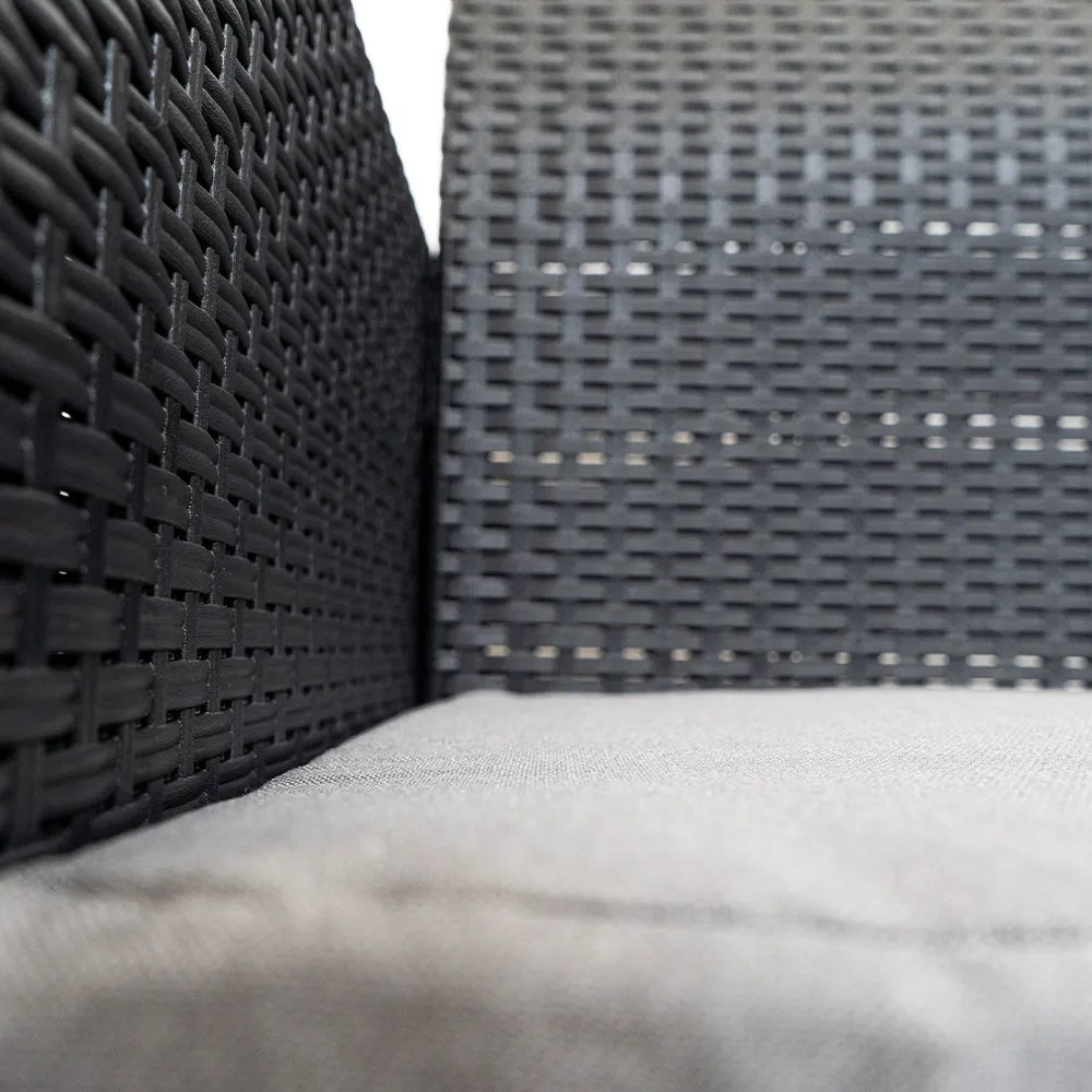 Nero műanyag kerti szék grafit