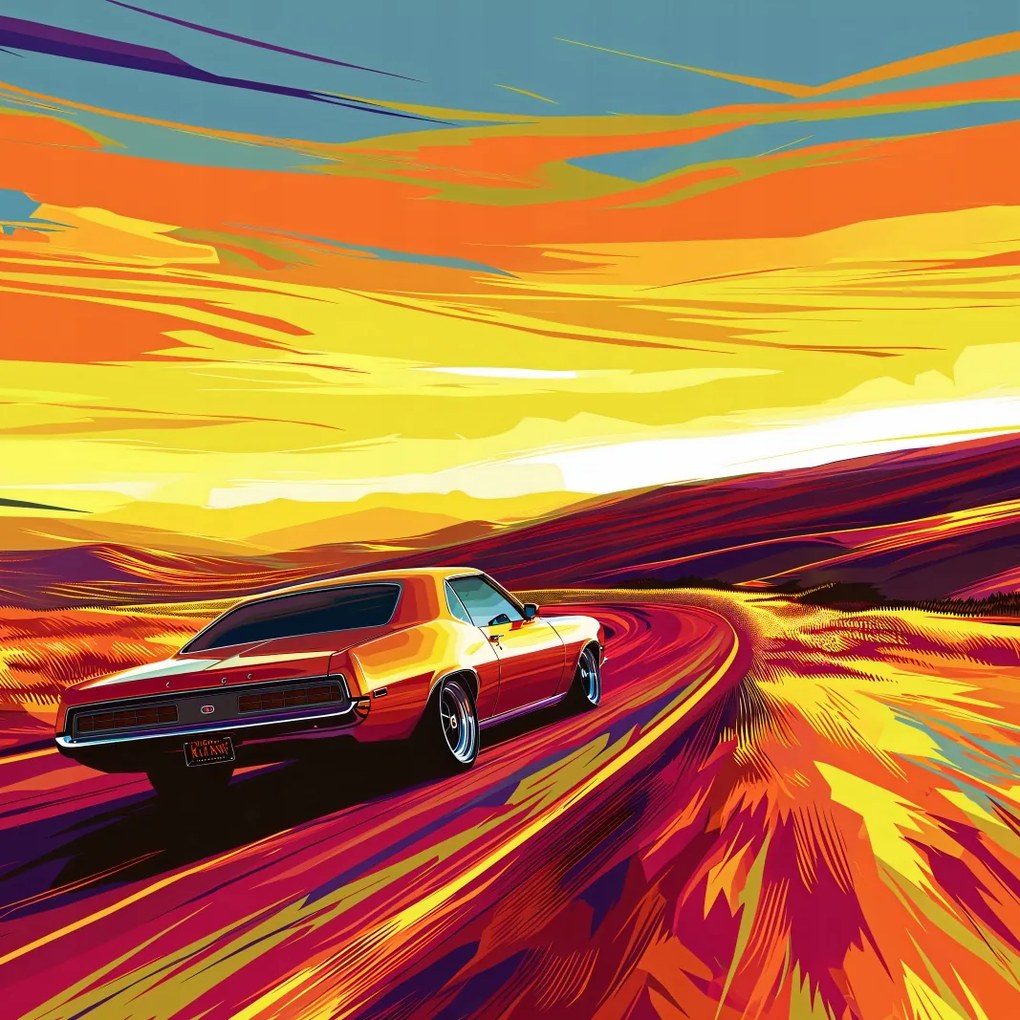 Poszter 20x20cm Száguldj Magad előtt