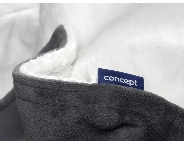 Concept DV7420 - Elektromos melegítő takaró 160W/230V 180x130 cm szürke/fehér