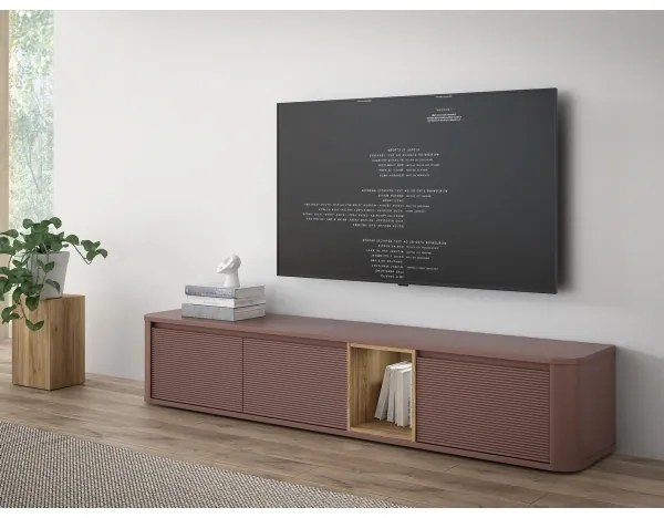 INAR TV-szekrény barna/barna