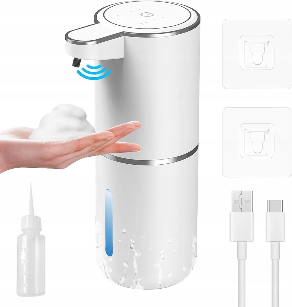 Érintésmentes Automata Szappanadagoló Habszivacs Diszperziós Habszivacs 380ML Usb