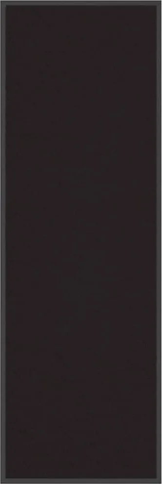 vidaXL lábtörlő fekete 60x180 cm