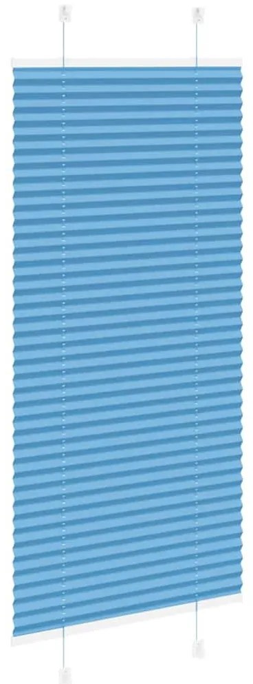 pliszírozott redőny kék 65x100 cm szövetszélesség 64,4 cm