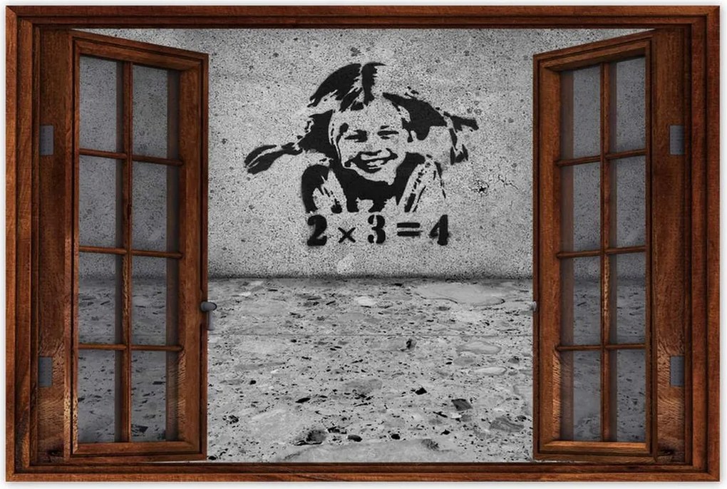 Poszterek 90x60 Banksy A szeplős lány