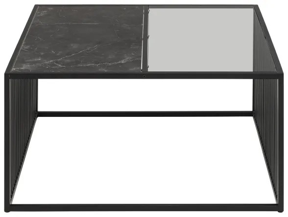 DEVIN dohányzóasztal, fekete