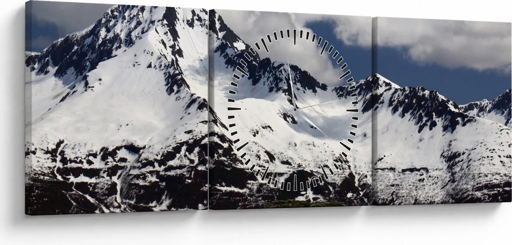 Kép - Kenai Fjordok Nemzeti Park (órával) (90x30 cm)