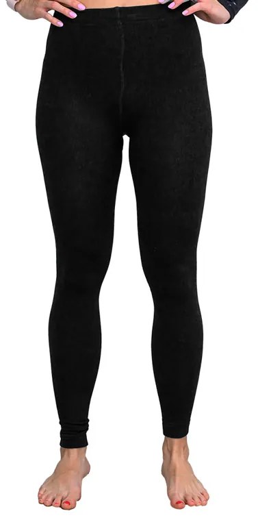 TEGGI fekete női thermo leggings - többféle méretben Méret: L/XL