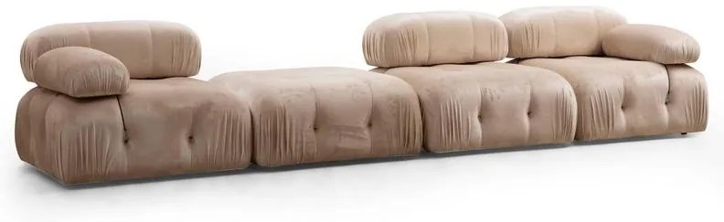 Sarokkanapé Bubble ( L1-O1-1R -Puf) - Krém