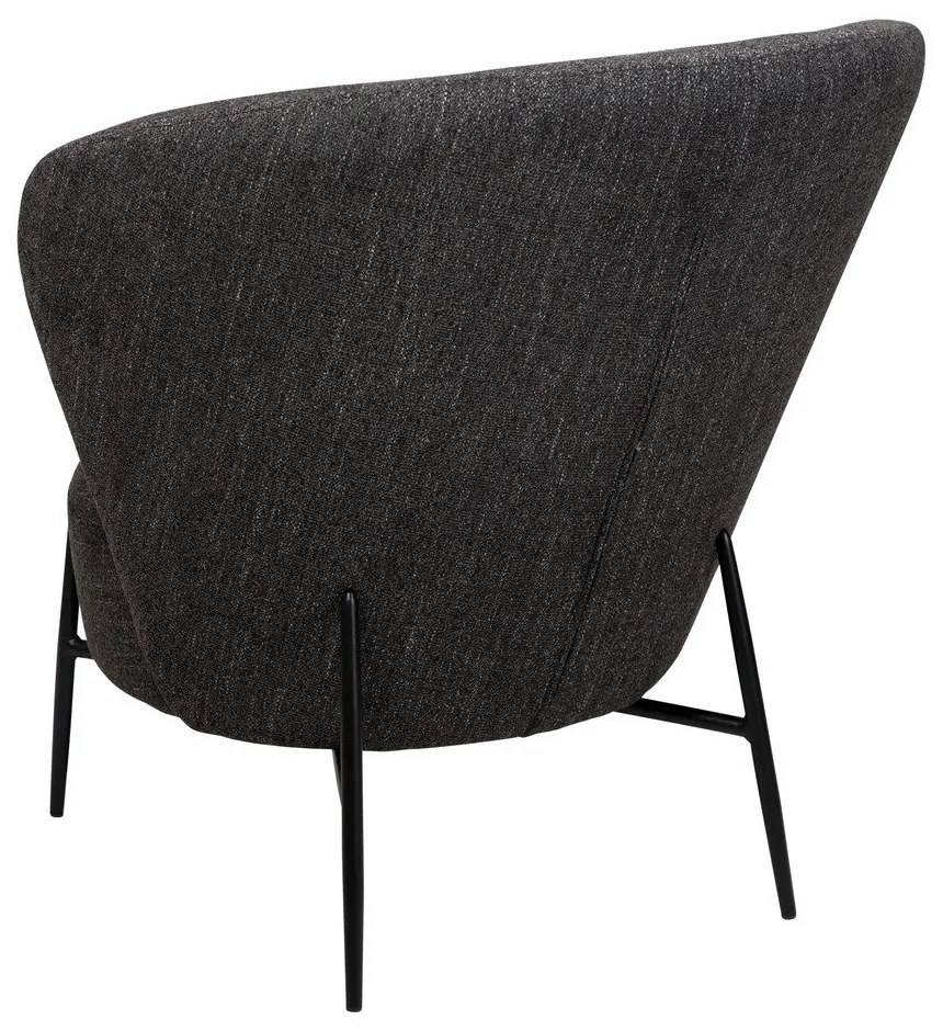 Antracitszürke buklé fotel Orbit – DAN-FORM Denmark