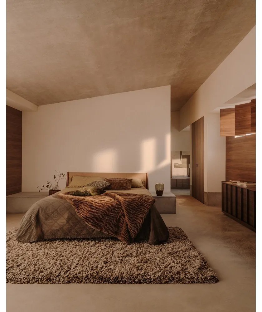 Sárga-zöld egyszemélyes hosszabbított pamut-perkál ágyneműhuzat 150x220 cm Sifinia – Kave Home