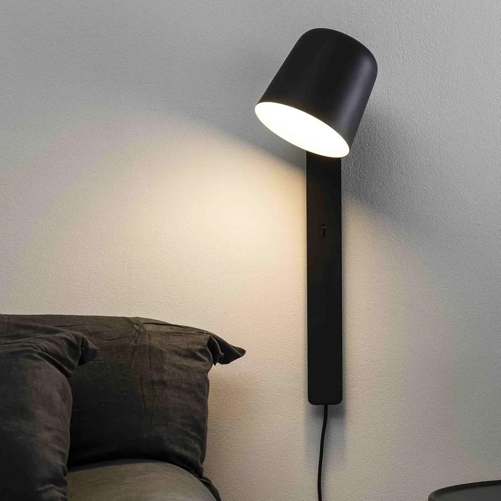 Fali Lámpa Fekete TILA FARO 62361
