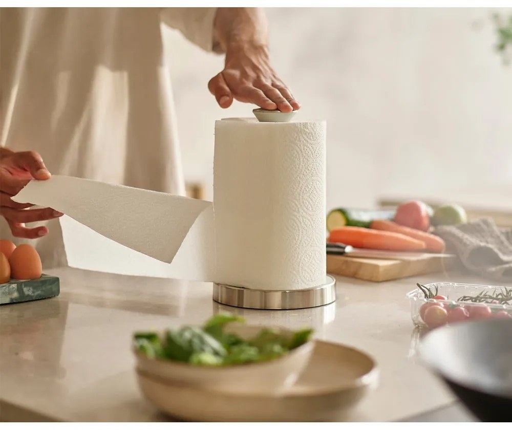 Fehér műanyag papírtörlő tartó ø 16 cm Push&amp;Tear – Joseph Joseph
