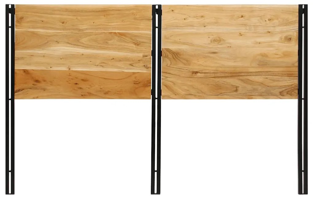tömör fa akác és vas fejtámla 160 cm
