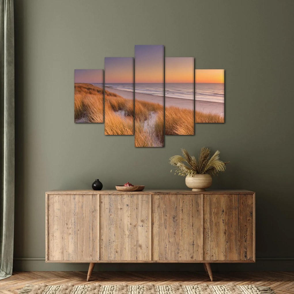 Kép - Strand naplementében (150x105 cm)