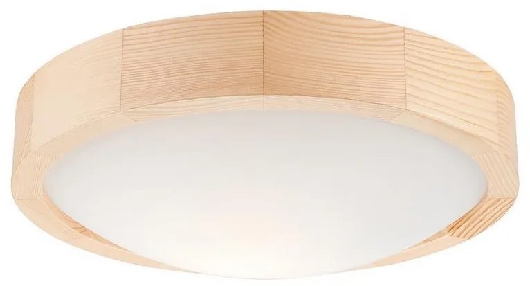 Lamkur Mennyezeti lámpa NATURAL SLIM 1xE27/60W/230V ø 27 cm fenyő LD-PD-8.1 sosna