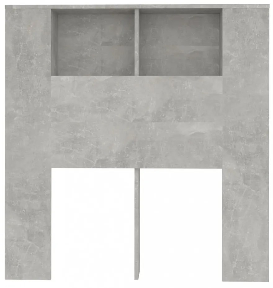 betonszürke áthidaló szekrény 100 x 18,5 x 104,5 cm