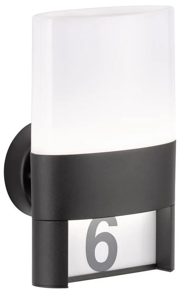 Wofi 12227 - LED Házszám DIEGO LED/10,5W/230V 3000K IP54