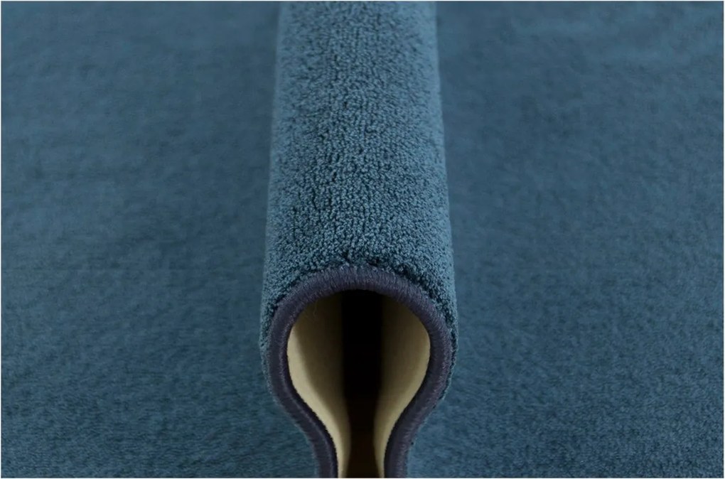 200x200 cm Sűrű Vastag Puha Sötétkék Bounty Szőnyeg Nappaliba Méretre