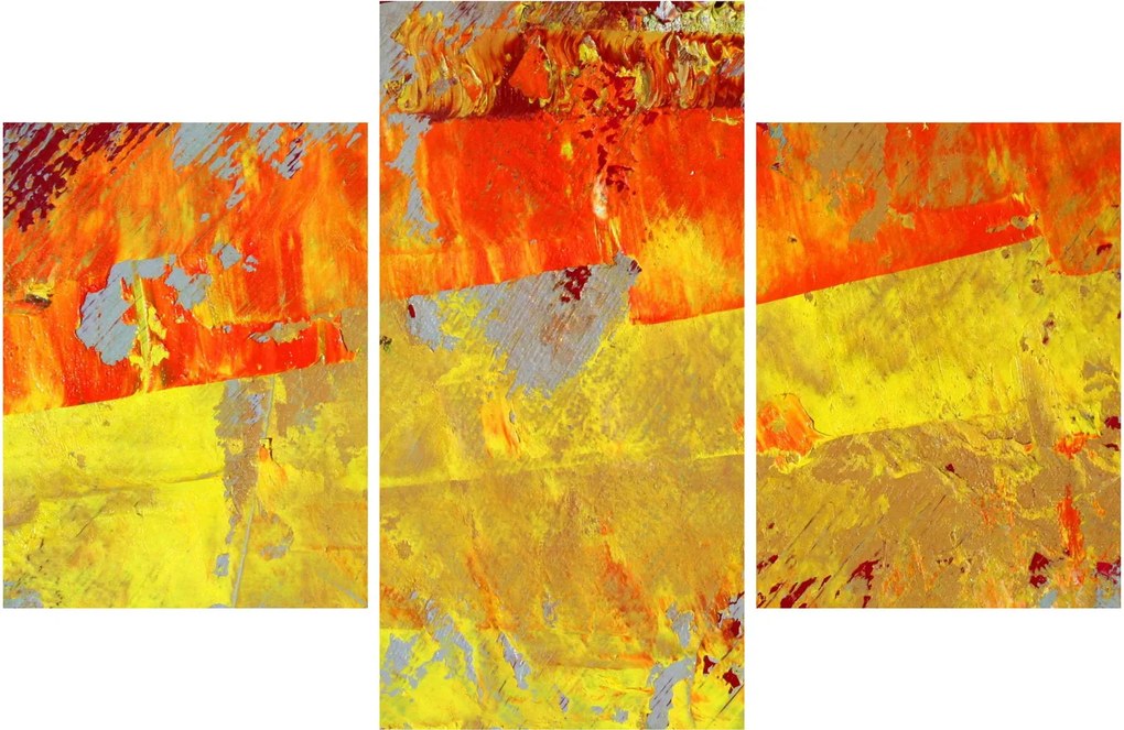 Absztrakció kép - festmény (90x60 cm)