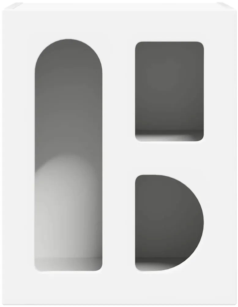 Éjjeli asztal 2 pcs Fehér 40 x 35 x 50 cm Faanyag