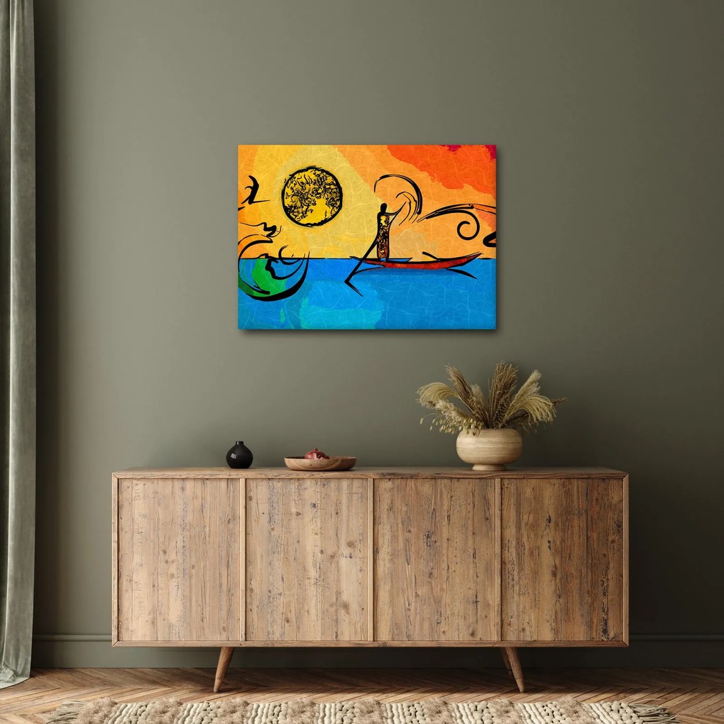 Egy ősi festmény képe (70x50 cm)