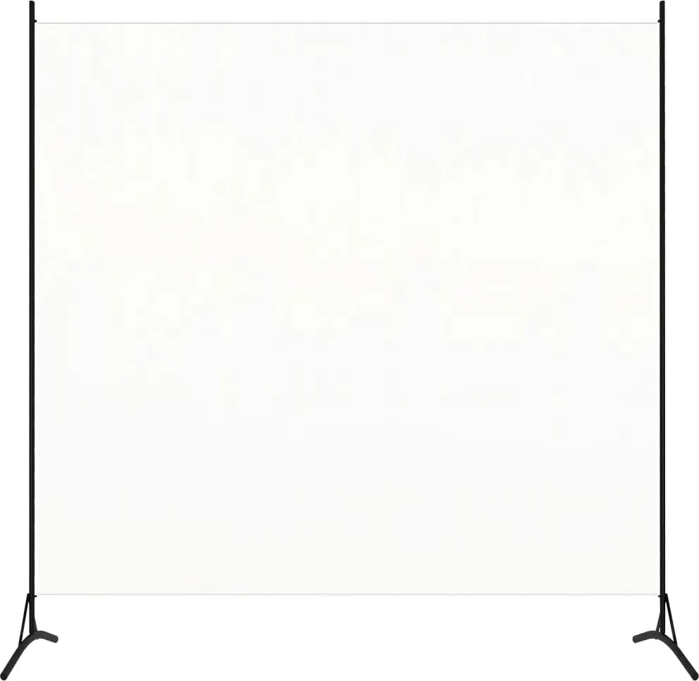 vidaXL fehér 1 paneles szövet paraván 175 x 180 cm