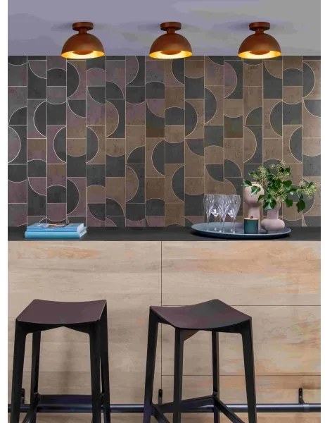 Lucide 45196/01/44 - Mennyezeti lámpa SIEMON 1xE27/40W/230V narancs