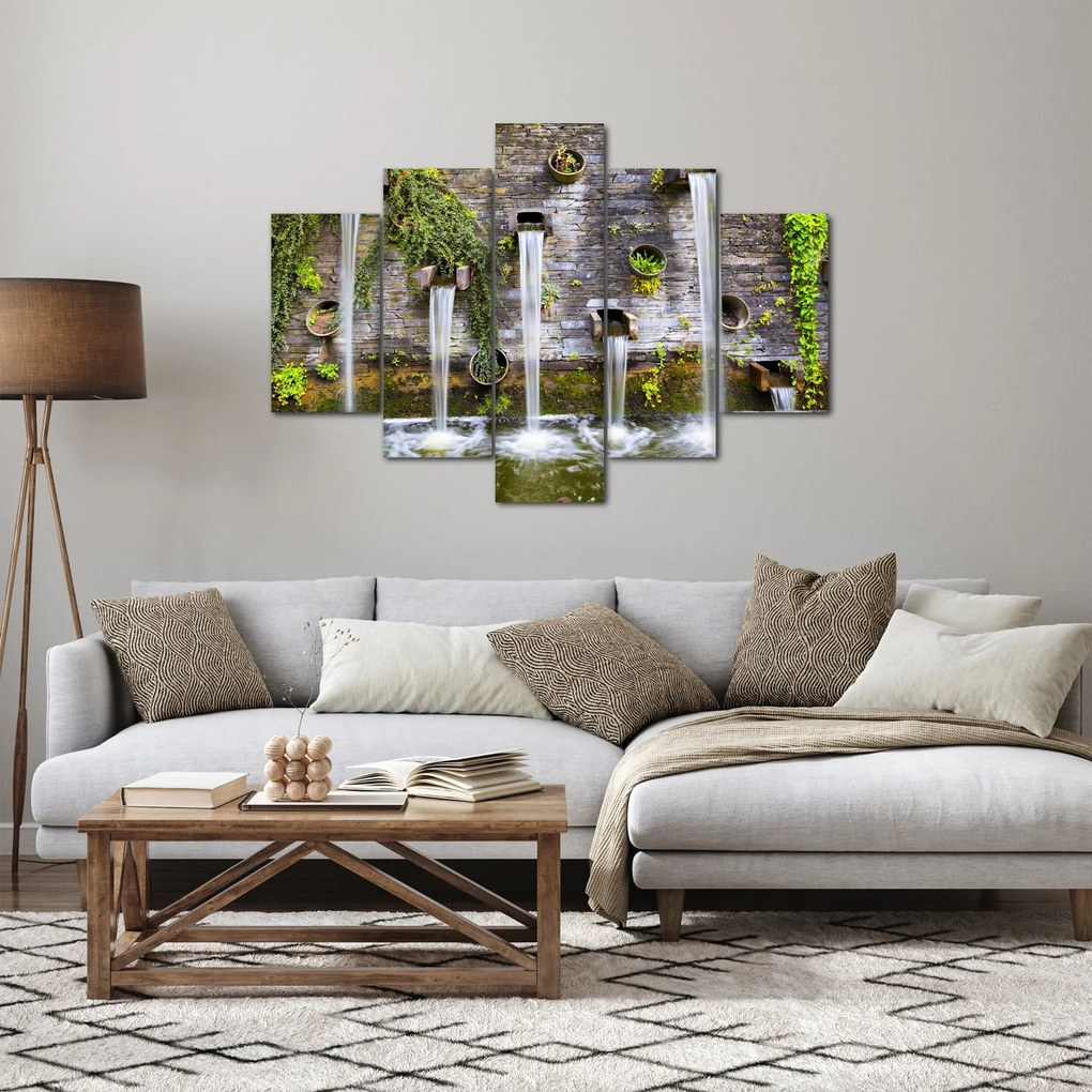 Kép - Kőfal, Hamburg, Németország (150x105 cm)
