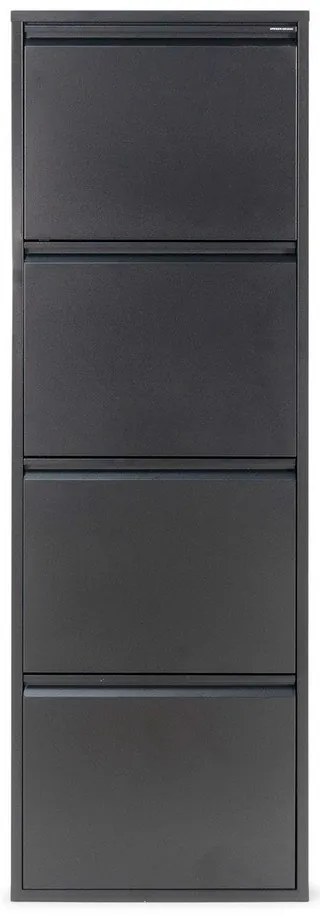 Fekete fém cipőtartó Billy – Spinder Design