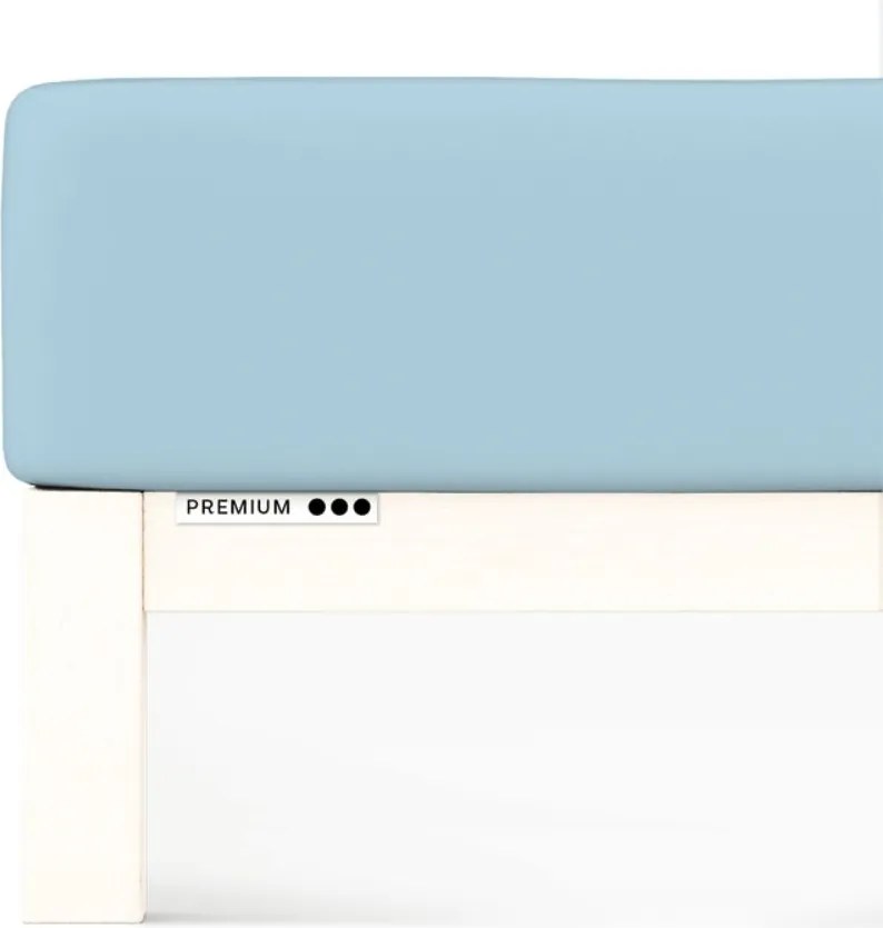 Schlafgut Premium lepedő 120x190-130x220 cm Blue Light 536