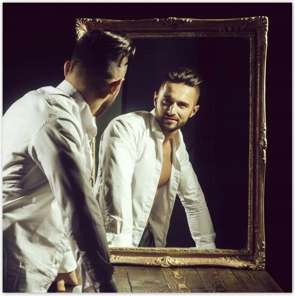 Poszterek 100x100 Izmos macsó srác