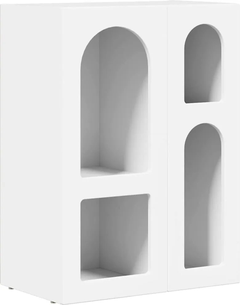 vidaXL Széf Fehér 59 x 35 x 80.5 cm Faanyag